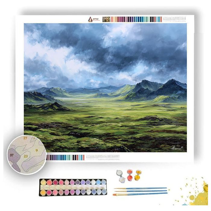 ICELANDIC HIGHLANDS - Paint by Numbers Full Kit