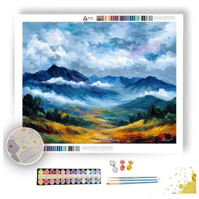 ANDEAN CLOUD RIDGE - Paint by Numbers Full Kit