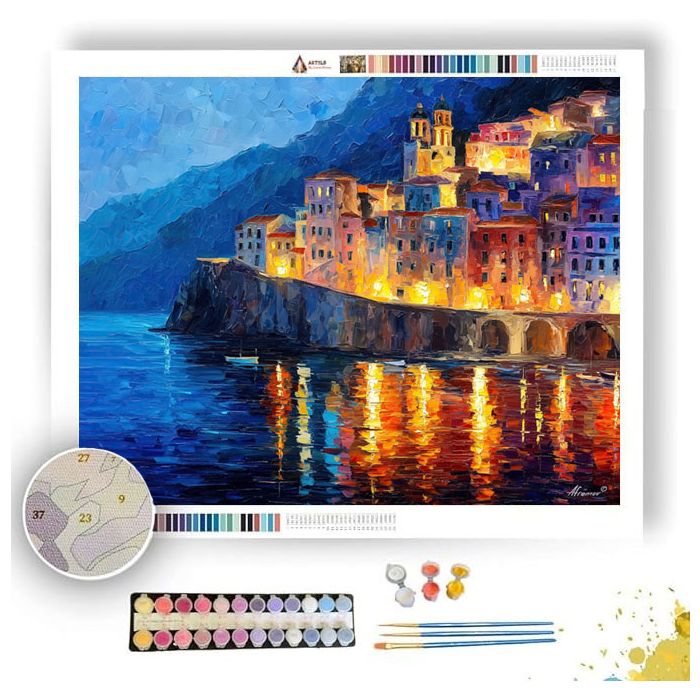 AMALFI COAST LIGHT - Paint by Numbers Full Kit