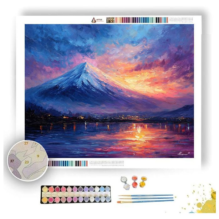 MOUNT FUJI DAWN - Paint by Numbers Full Kit