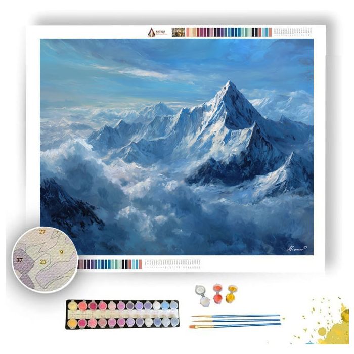 MOUNT EVEREST SKY - Paint by Numbers Full Kit