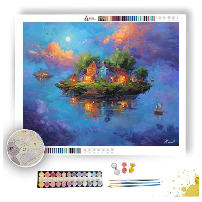 SKY MEADOW HAVEN - Paint by Numbers Full Kit