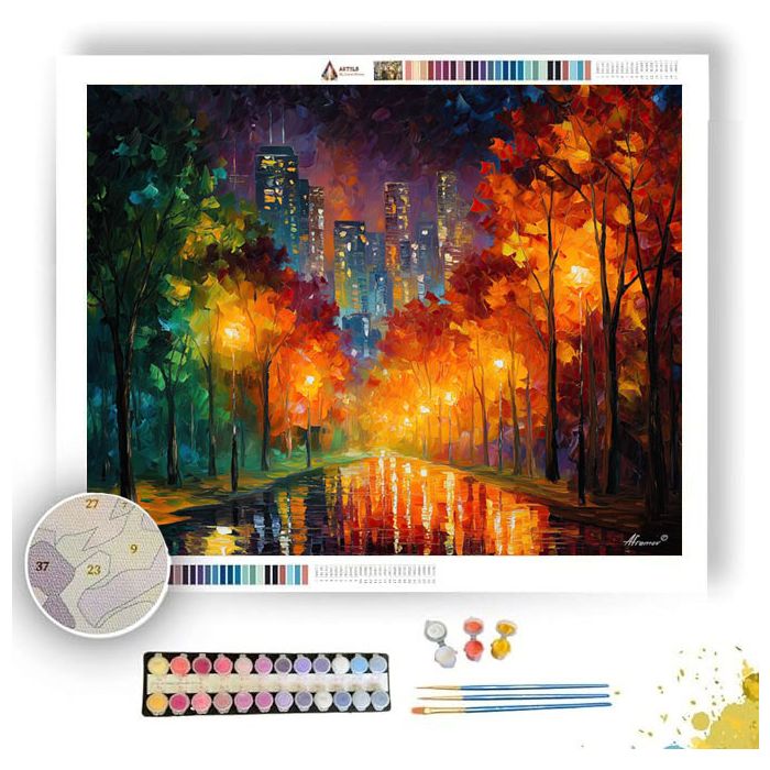 EMBER FOREST CITY - Paint by Numbers Full Kit