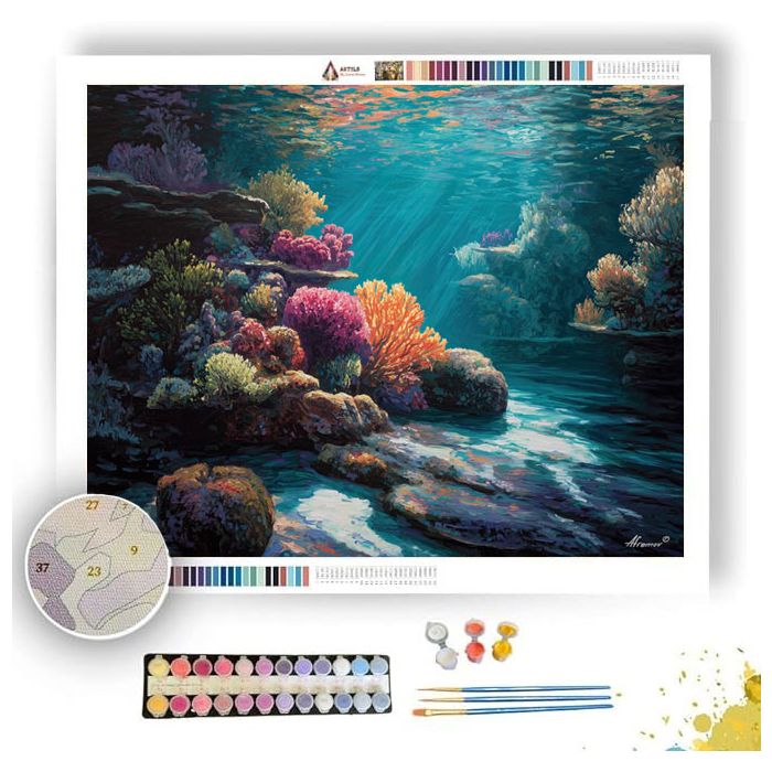 GREAT BARRIER SHIMMER - Paint by Numbers Full Kit