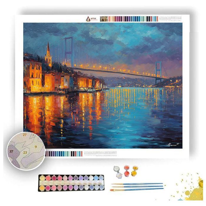 BOSPHORUS EVENING - Paint by Numbers Full Kit