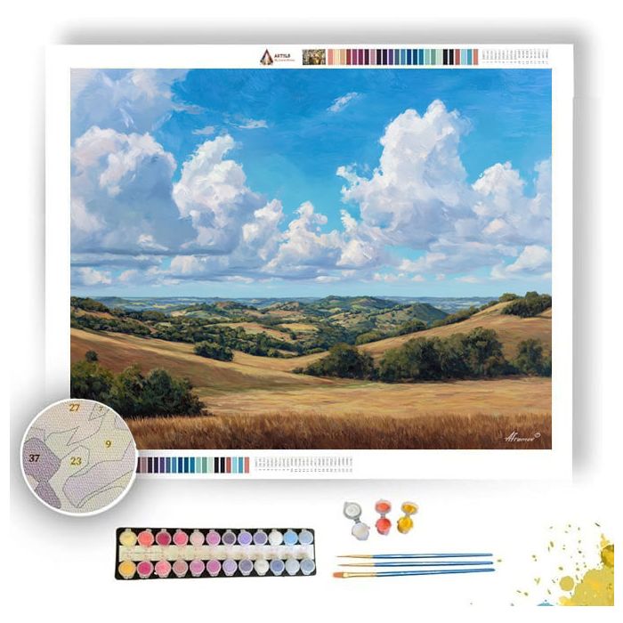 TEXAS HILL COUNTRY - Paint by Numbers Full Kit