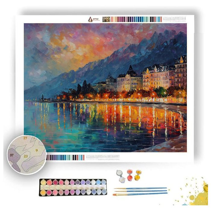 MONTREUX SHORELINE - Paint by Numbers Full Kit
