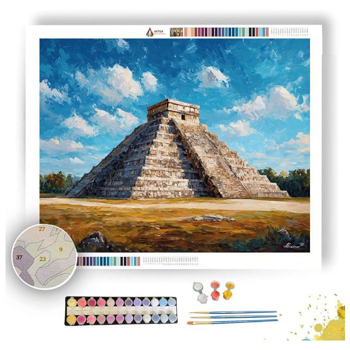 CHICHEN ITZA CALM - Paint by Numbers Full Kit