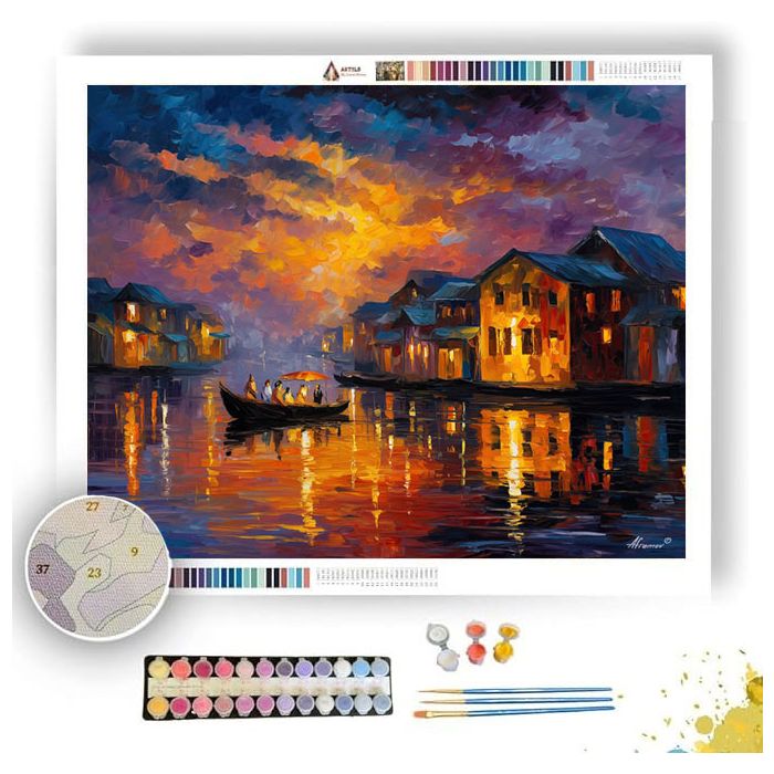 GILDED CLOUD BAZAAR - Paint by Numbers Full Kit