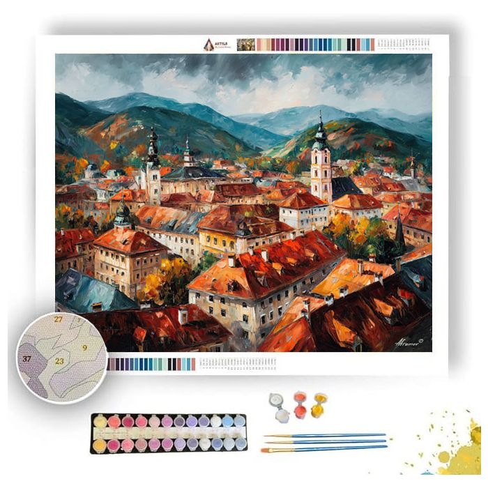 GRAZ OLD TOWN - Paint by Numbers Full Kit