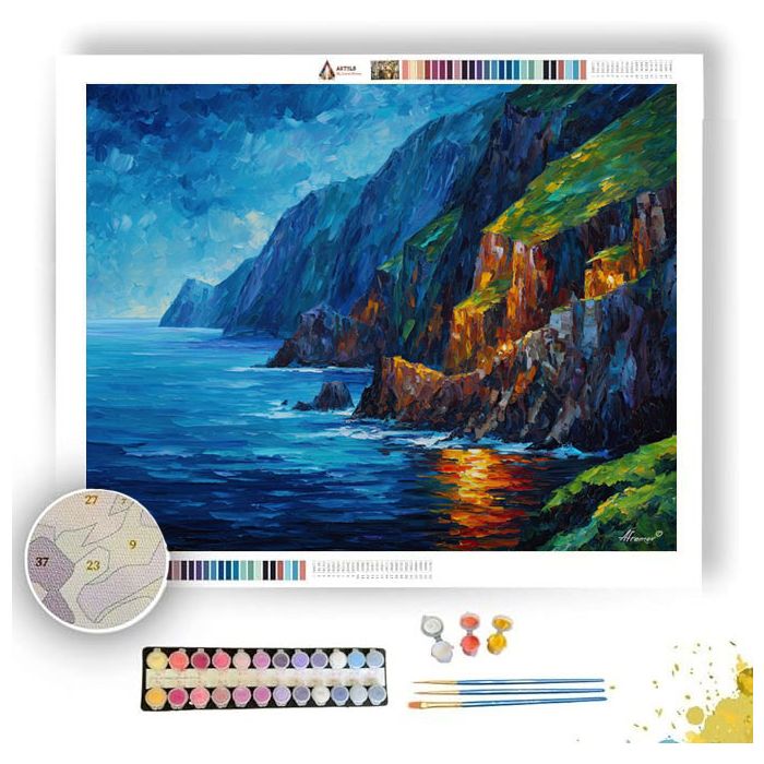 RIO COAST CLIFFS - Paint by Numbers Full Kit