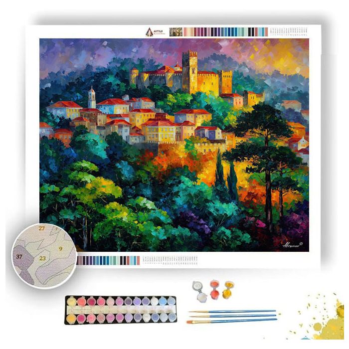 SINTRA PALACE HILLS - Paint by Numbers Full Kit