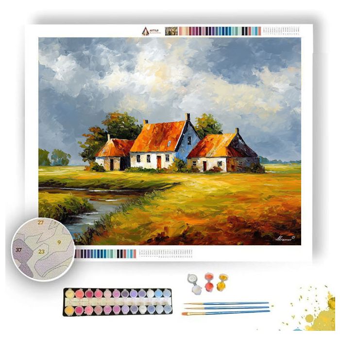 DUTCH FARMSTEAD - Paint by Numbers Full Kit