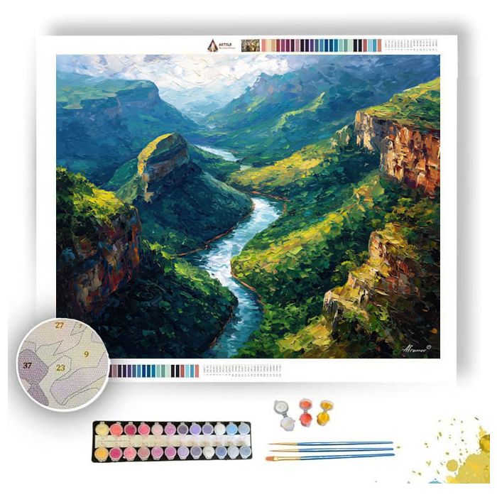 BLYDE RIVER CANYON - Paint by Numbers Full Kit