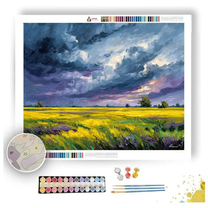 DANISH WINDY SKY - Paint by Numbers Full Kit