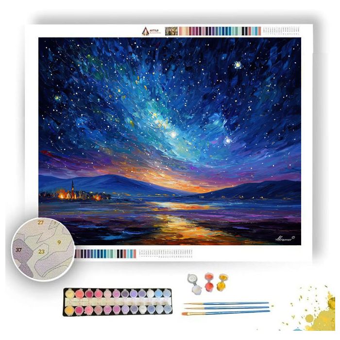SPANISH NIGHT SKY - Paint by Numbers Full Kit