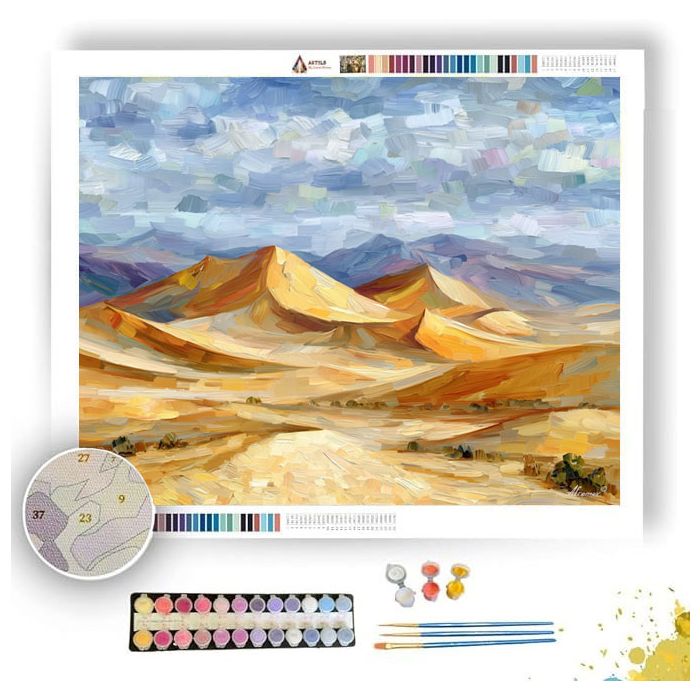 PERUVIAN DESERT DUNES - Paint by Numbers Full Kit