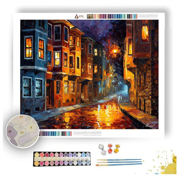 ISTANBUL OLD STREETS - Paint by Numbers Full Kit
