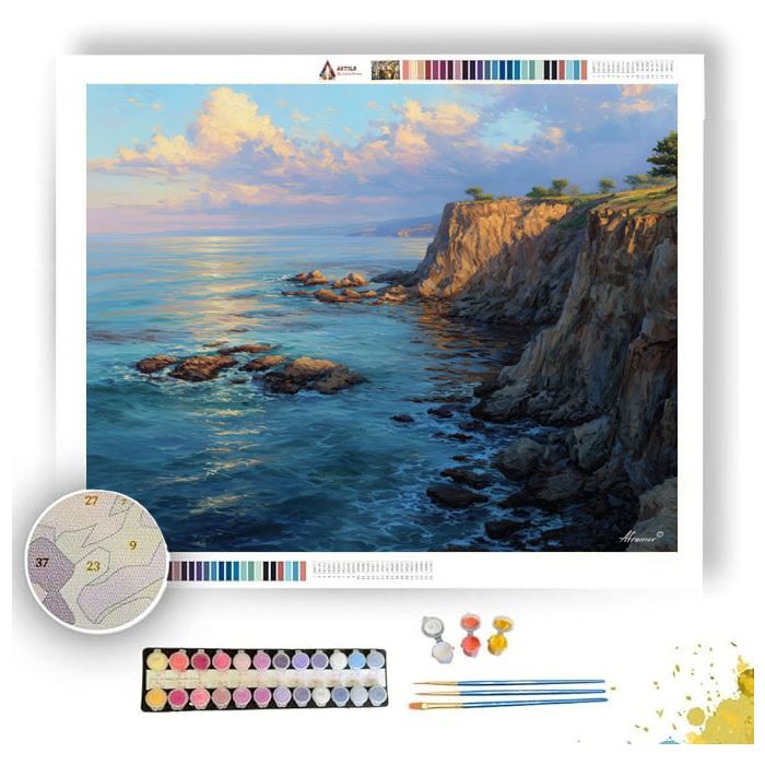 PACIFIC CLIFF COAST - Paint by Numbers Full Kit