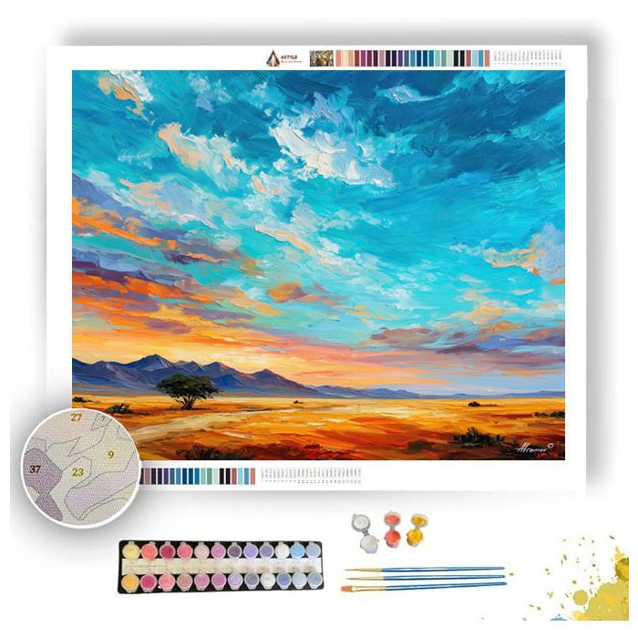 NAZCA PLAINS - Paint by Numbers Full Kit