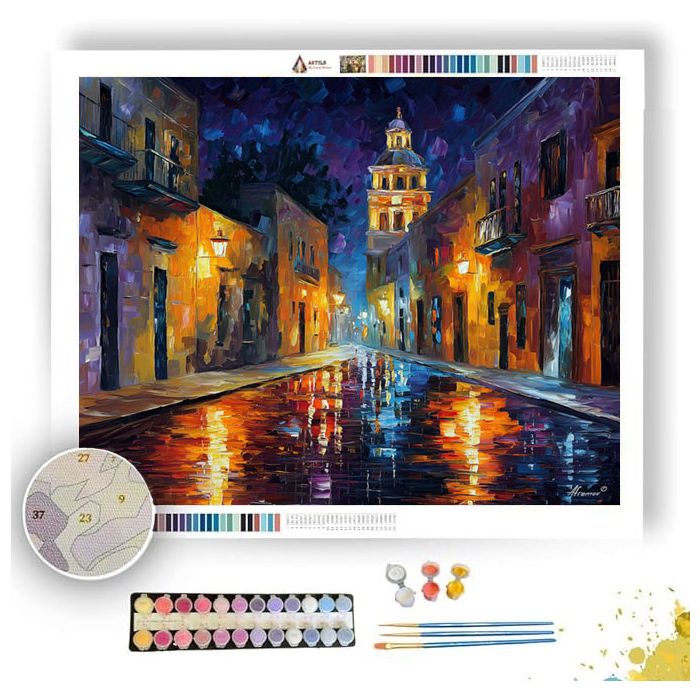 GUADALAJARA NIGHT LIGHT - Paint by Numbers Full Kit