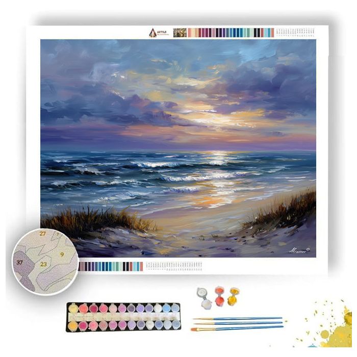 DANISH COAST DAWN - Paint by Numbers Full Kit