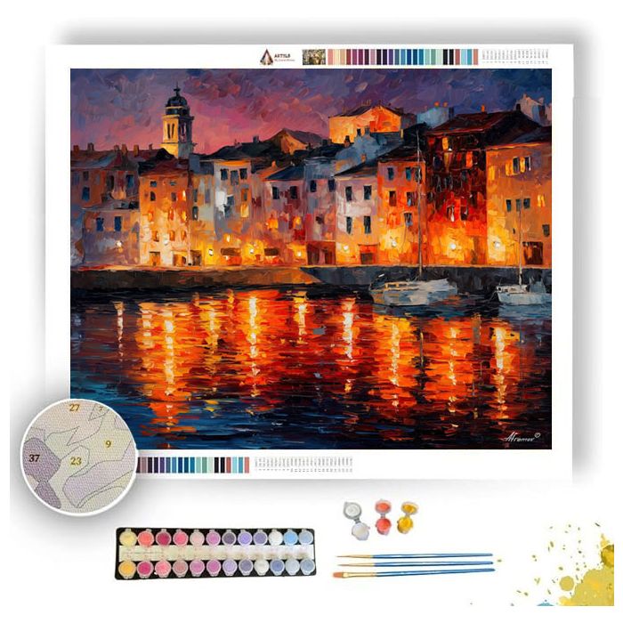 EMBERSTONE HARBOR - Paint by Numbers Full Kit