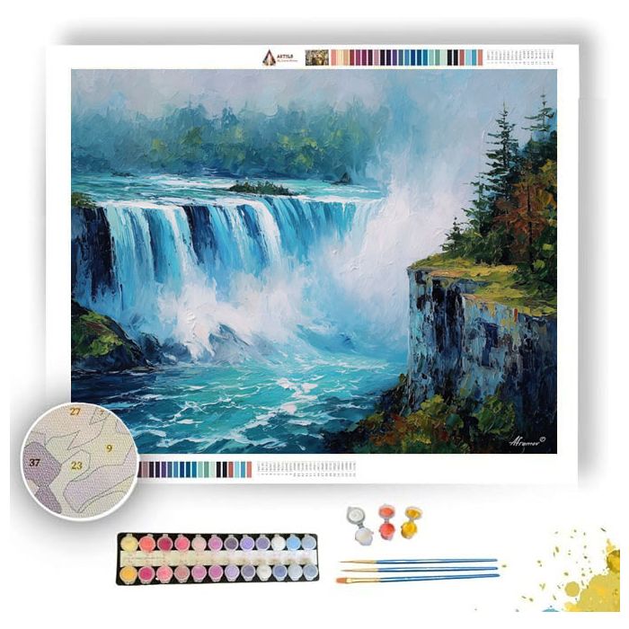 NIAGARA FALLS VEIL - Paint by Numbers Full Kit
