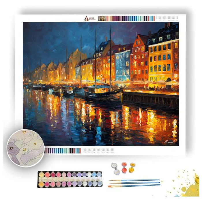 NYHAVN EVENING - Paint by Numbers Full Kit