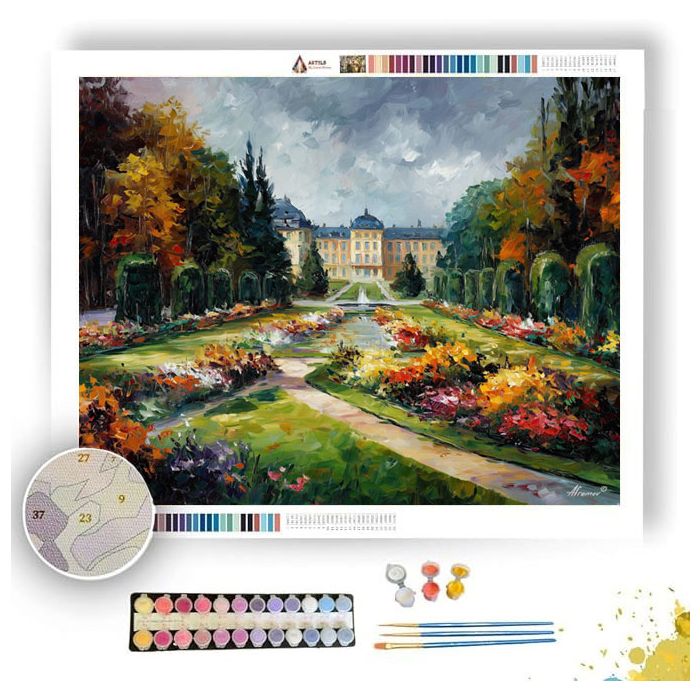 ROSENBORG GARDENS - Paint by Numbers Full Kit