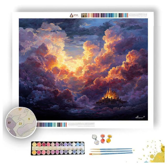 CLOUDCROWN CITADEL - Paint by Numbers Full Kit
