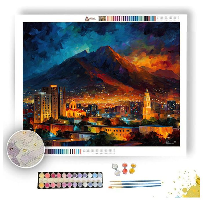 MONTERREY MOUNTAIN EDGE - Paint by Numbers Full Kit