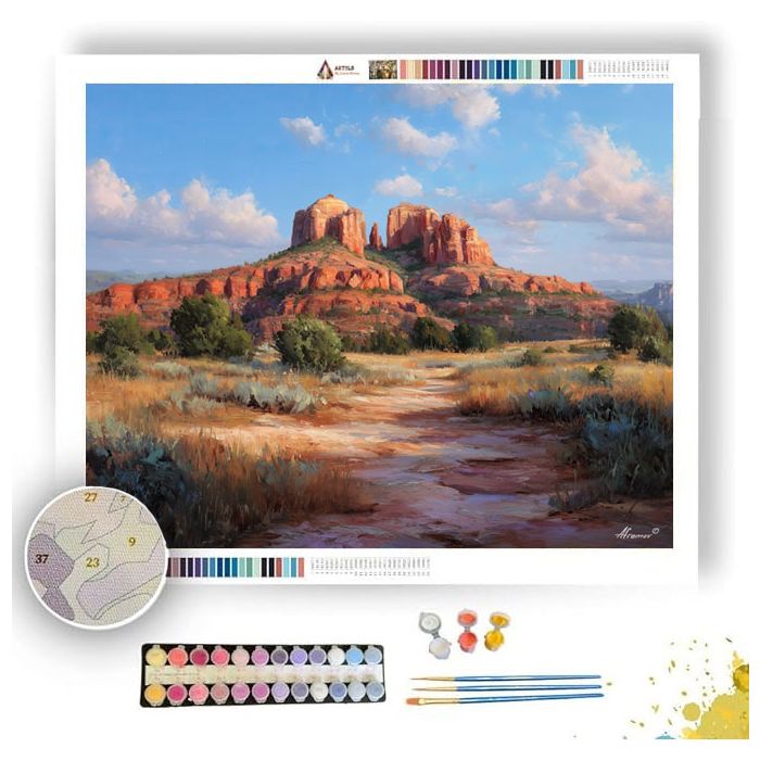 SEDONA RED SILENCE - Paint by Numbers Full Kit