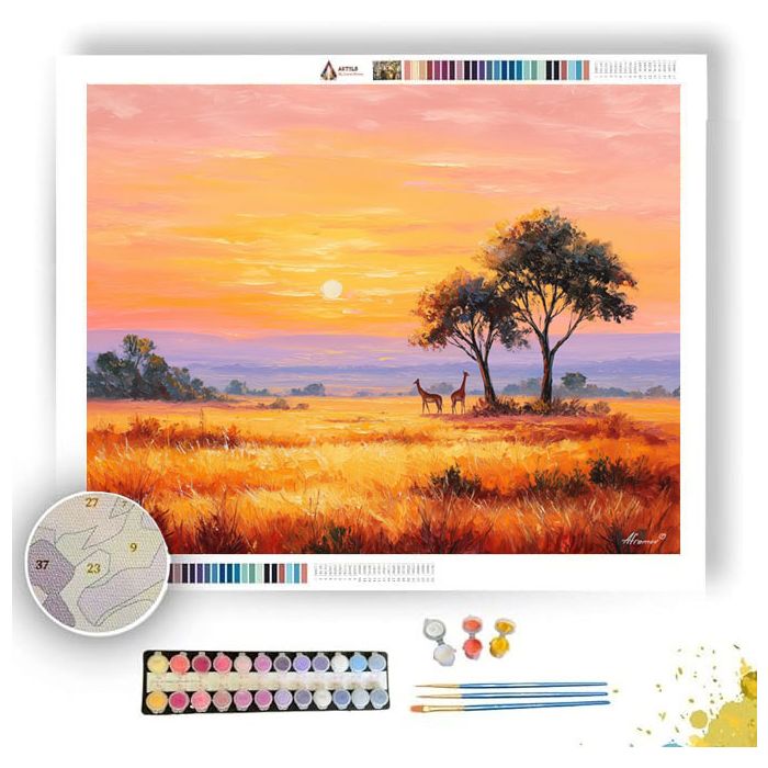 KRUGER SAVANNAH - Paint by Numbers Full Kit