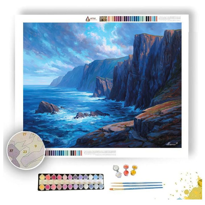 GROS MORNE CLIFFS - Paint by Numbers Full Kit