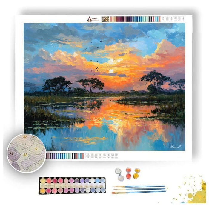 PANTANAL WETLANDS - Paint by Numbers Full Kit