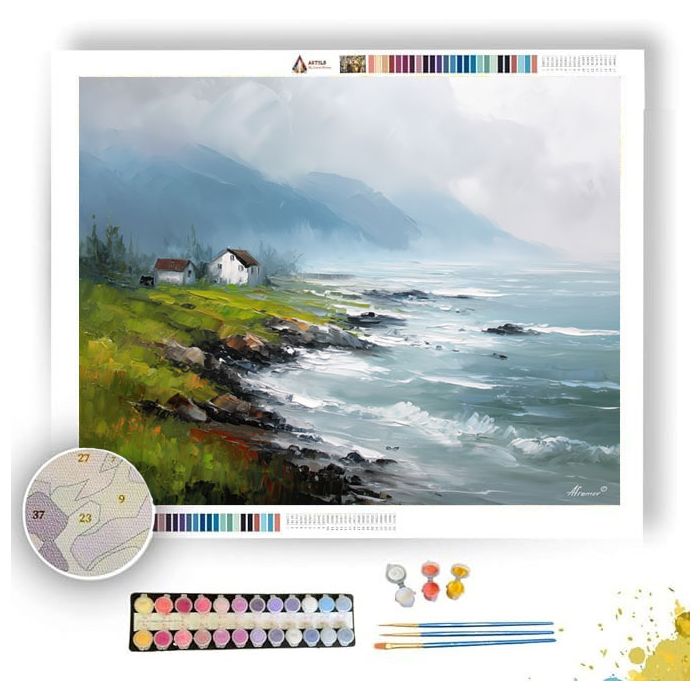 IRISH COAST MIST - Paint by Numbers Full Kit