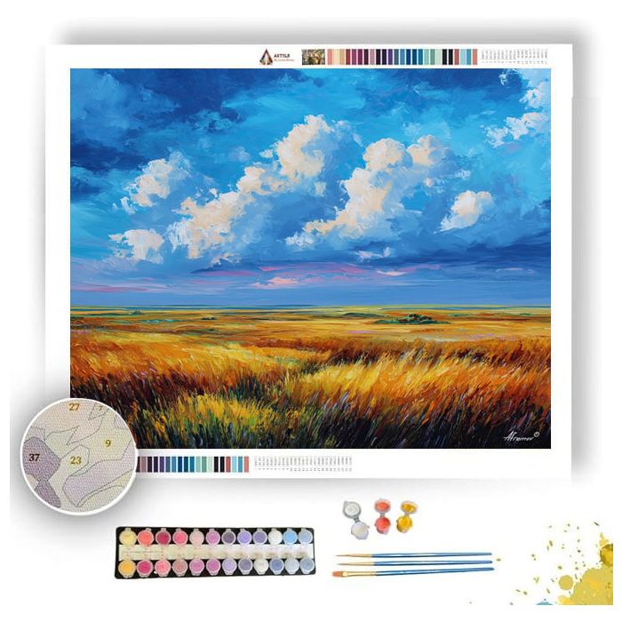 PAMPA GRASSLANDS - Paint by Numbers Full Kit