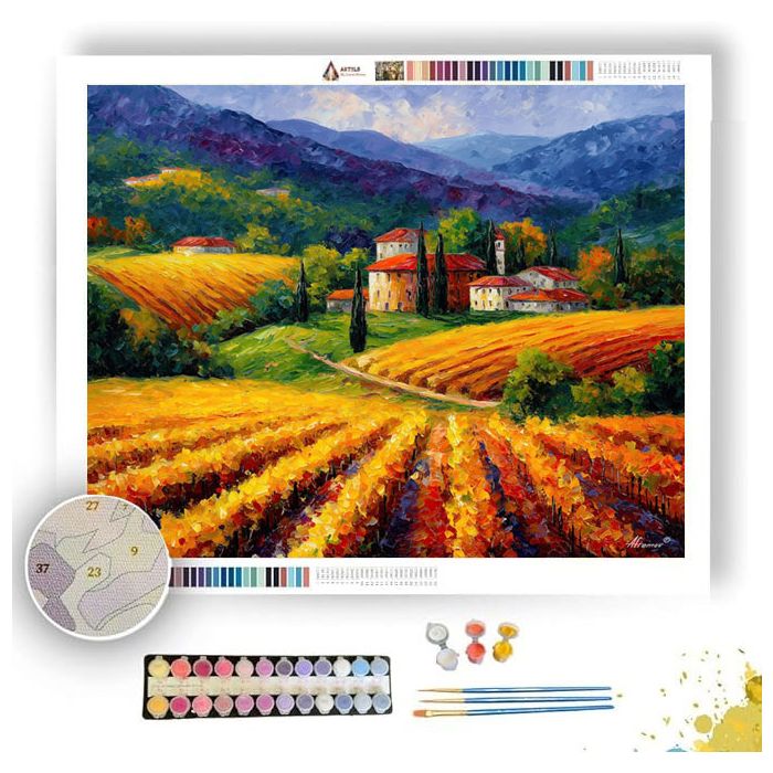 AUSTRIAN VINEYARDS - Paint by Numbers Full Kit