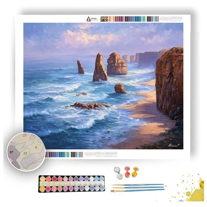 TWELVE APOSTLES COAST - Paint by Numbers Full Kit