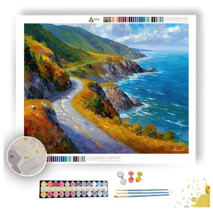 CABOT TRAIL COAST - Paint by Numbers Full Kit