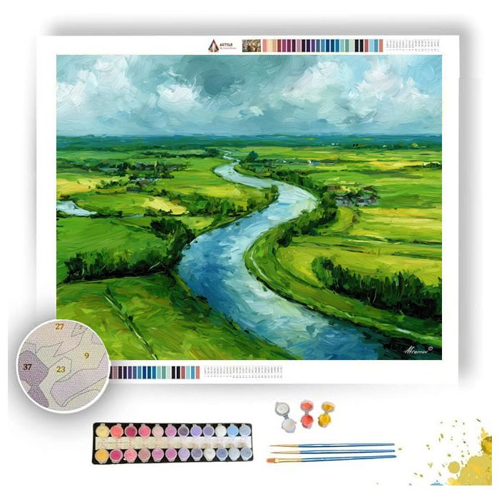 DUTCH RIVER CURVE - Paint by Numbers Full Kit