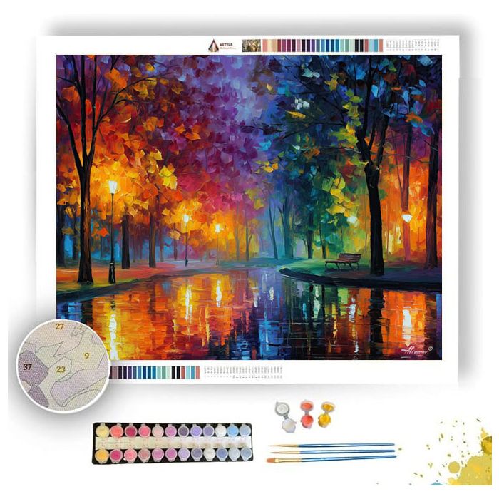 AMSTERDAM AUTUMN PARK - Paint by Numbers Full Kit