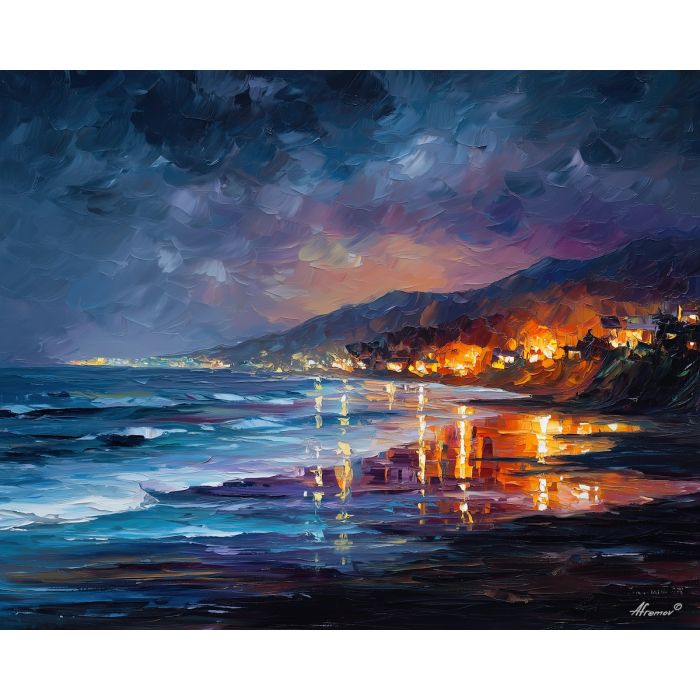 vik beach,black sand,iceland coast,oil painting,afremov style