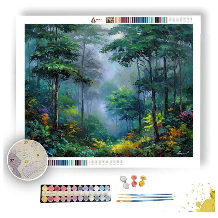 MONTEVERDE CLOUD FOREST - Paint by Numbers Full Kit