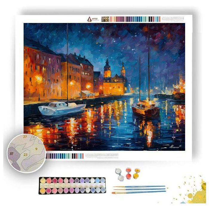 STARFALL HARBOR - Paint by Numbers Full Kit
