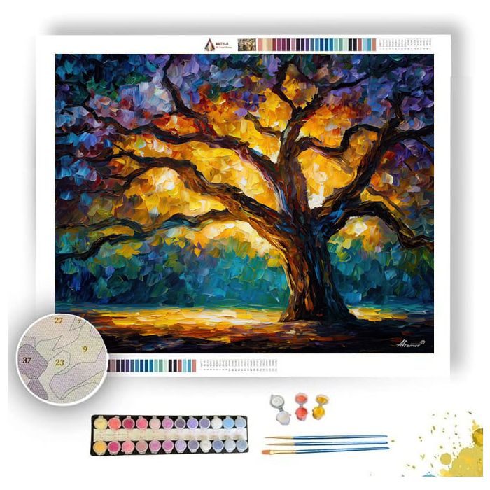 ANCIENT TREE REALM - Paint by Numbers Full Kit