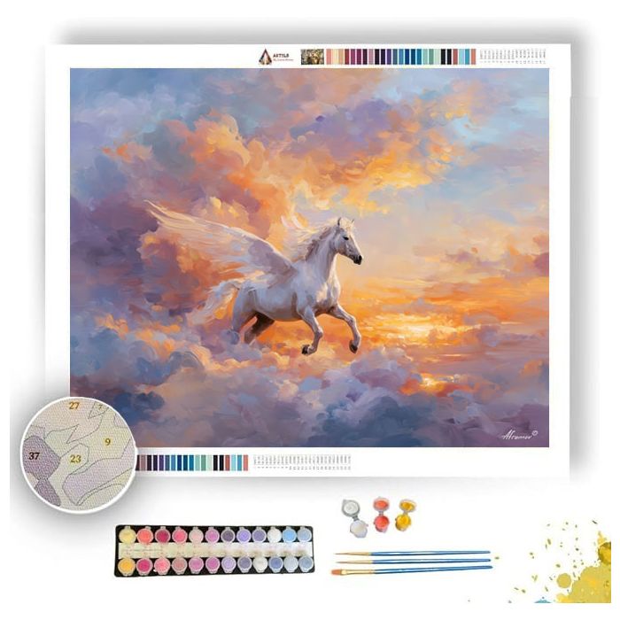 CLOUDSTEP PEGASUS - Paint by Numbers Full Kit