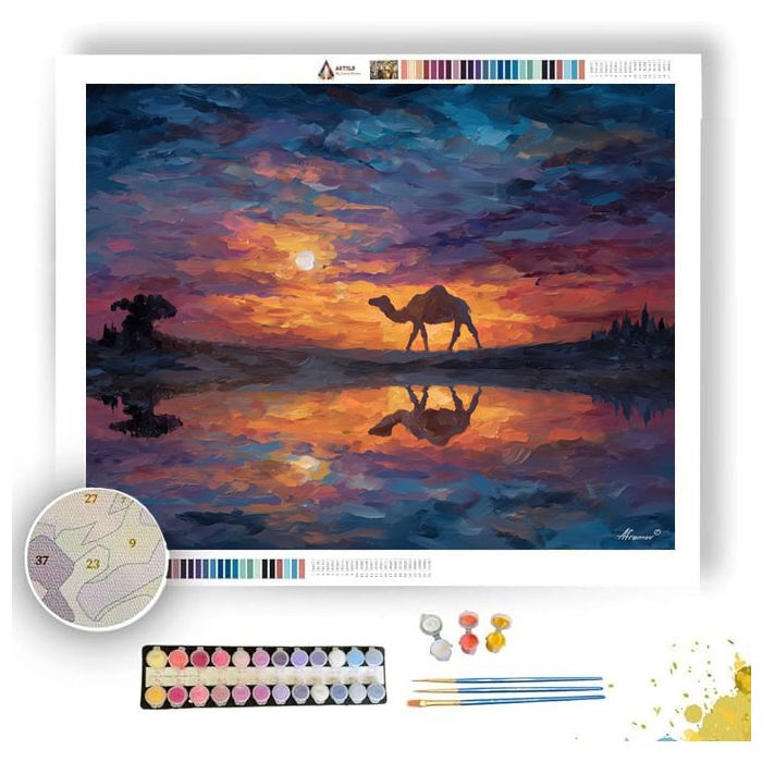 HORIZON CAMEL SPIRIT - Paint by Numbers Full Kit