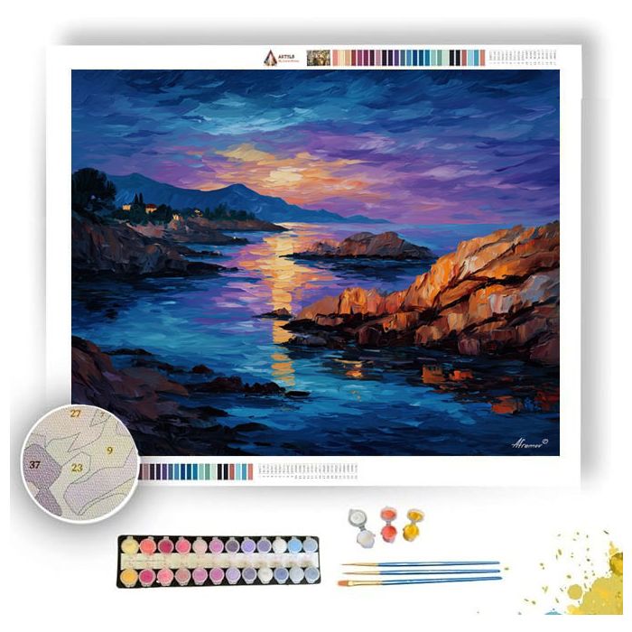 VIS ISLAND SHORE - Paint by Numbers Full Kit